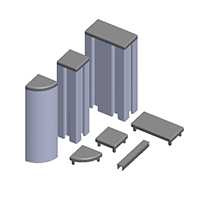 Accessories for Aluminium Profile